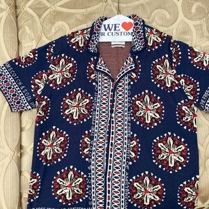 Camp style shirt button down